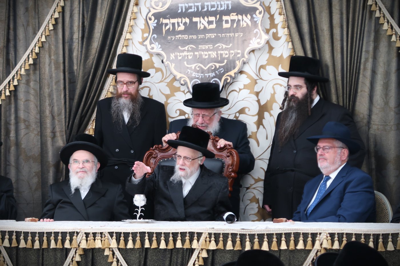 חנוכת הבית לאולם שמחות בסערט ויז'ניץ