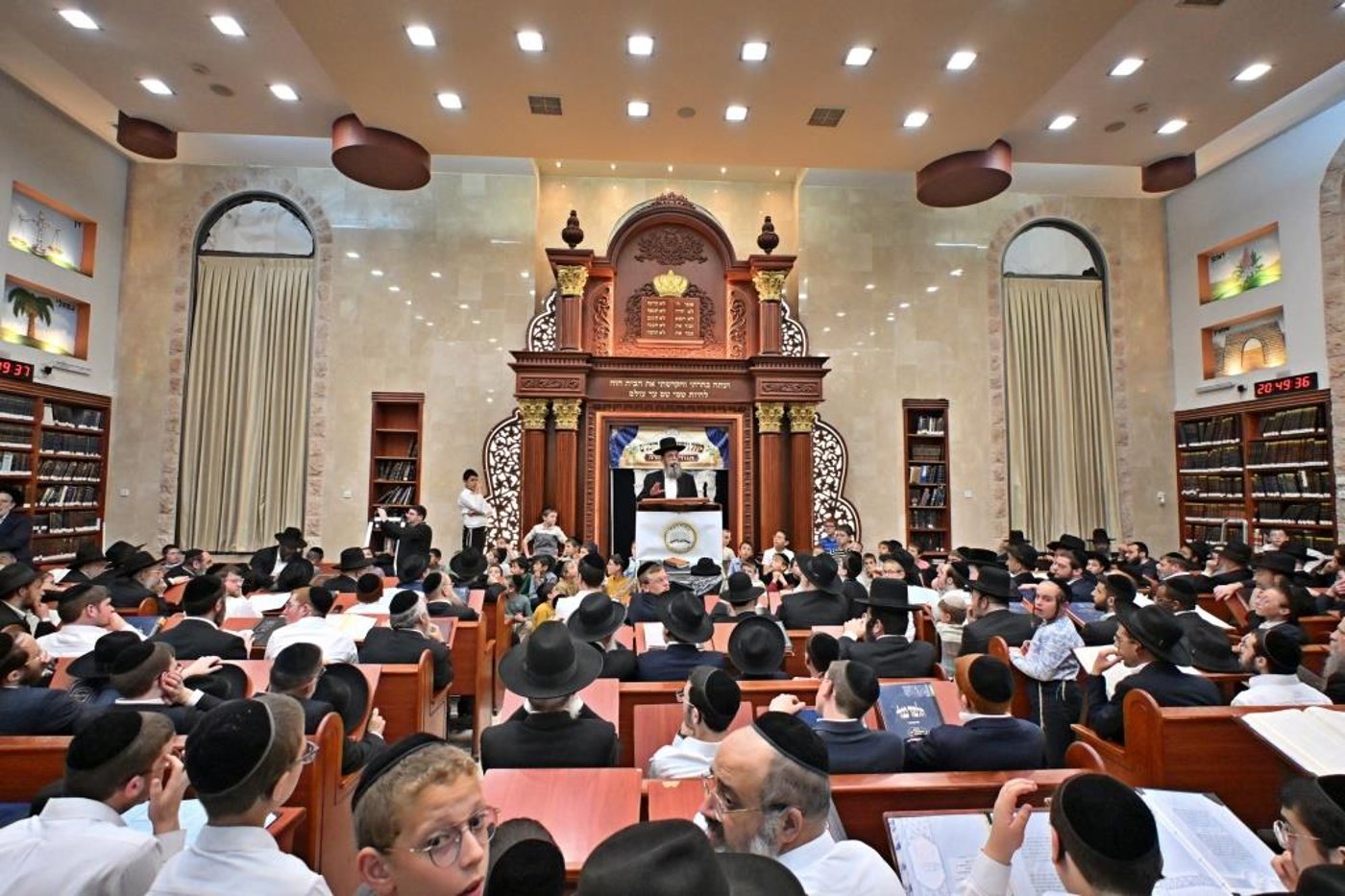 הגאון רבי משה הלל הירש בשיחת חיזוק באשדוד 