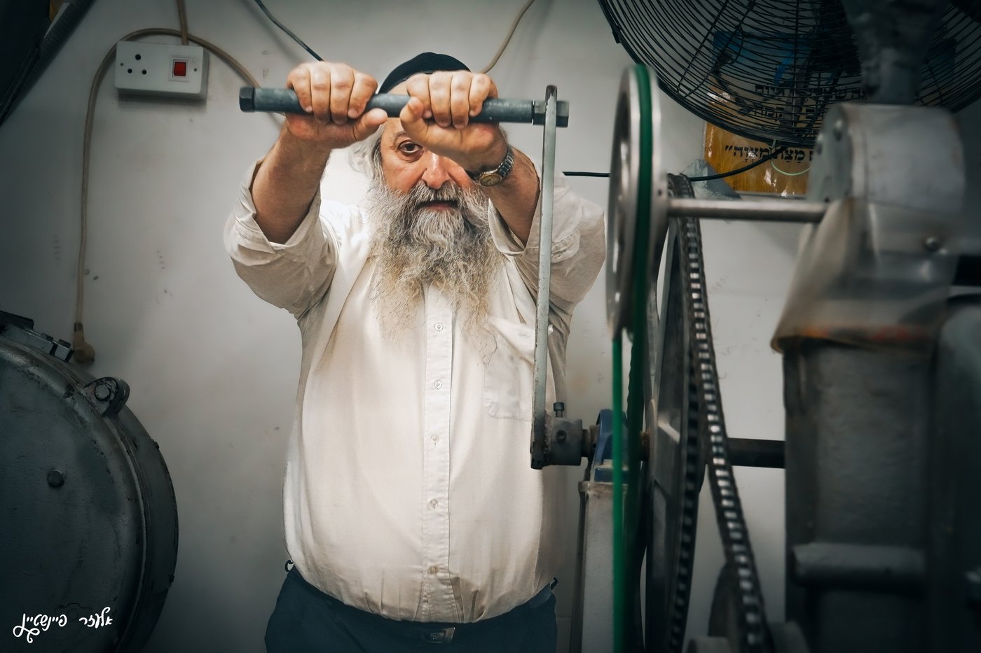 טחינת חיטים בבני ברק