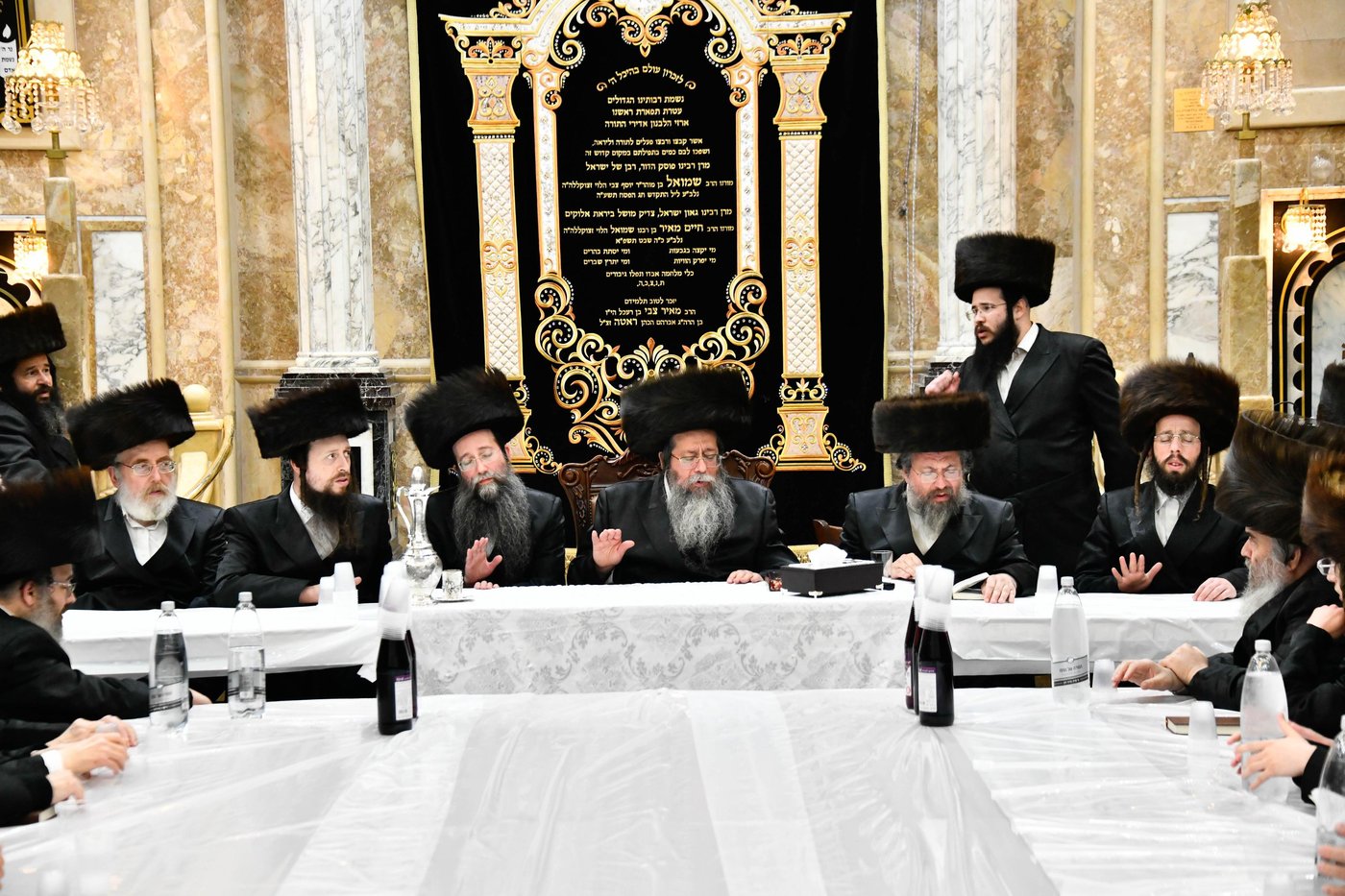 טיש הילולא בשבט הלוי