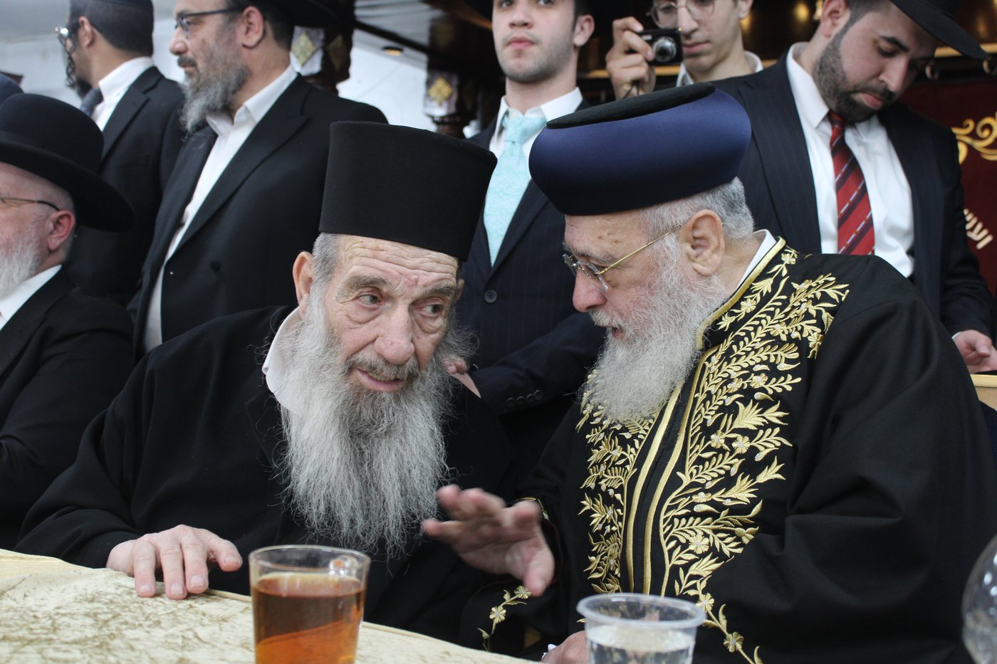 מעמד 'הקבלת פני רבו' לכבוד הראשל"צ הגאון רבי יצחק יוסף 