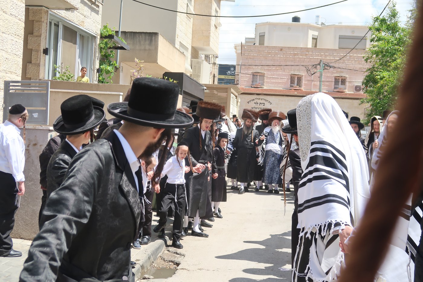 האדמו"ר מפרמישלאן בברכת האילנות