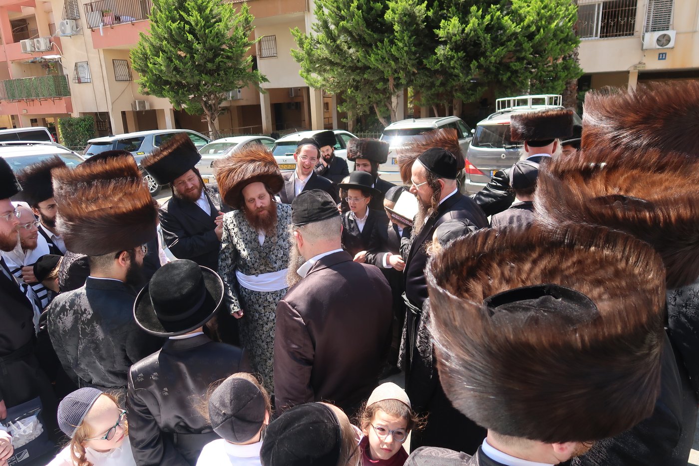 האדמו"ר ממיאלען בברכת האילנות