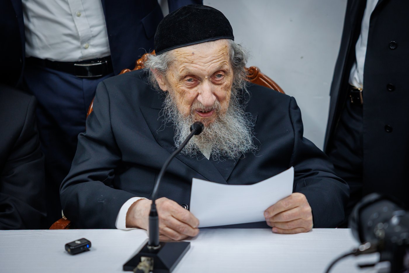 מעמד "ריתחא דאורייתא" והקבלת פני רבו במעונו של הגר"ד לנדו