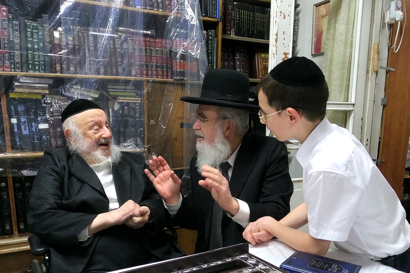 העלייה למעונו של ראש הישיבה הגרב"ד פוברסקי
