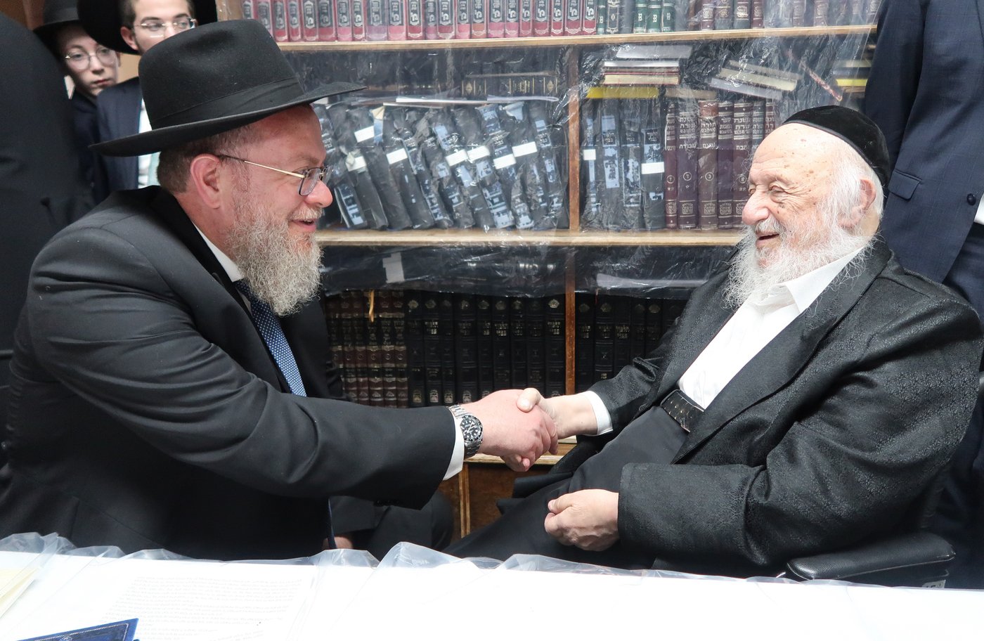 העלייה למעונו של ראש הישיבה הגרב"ד פוברסקי