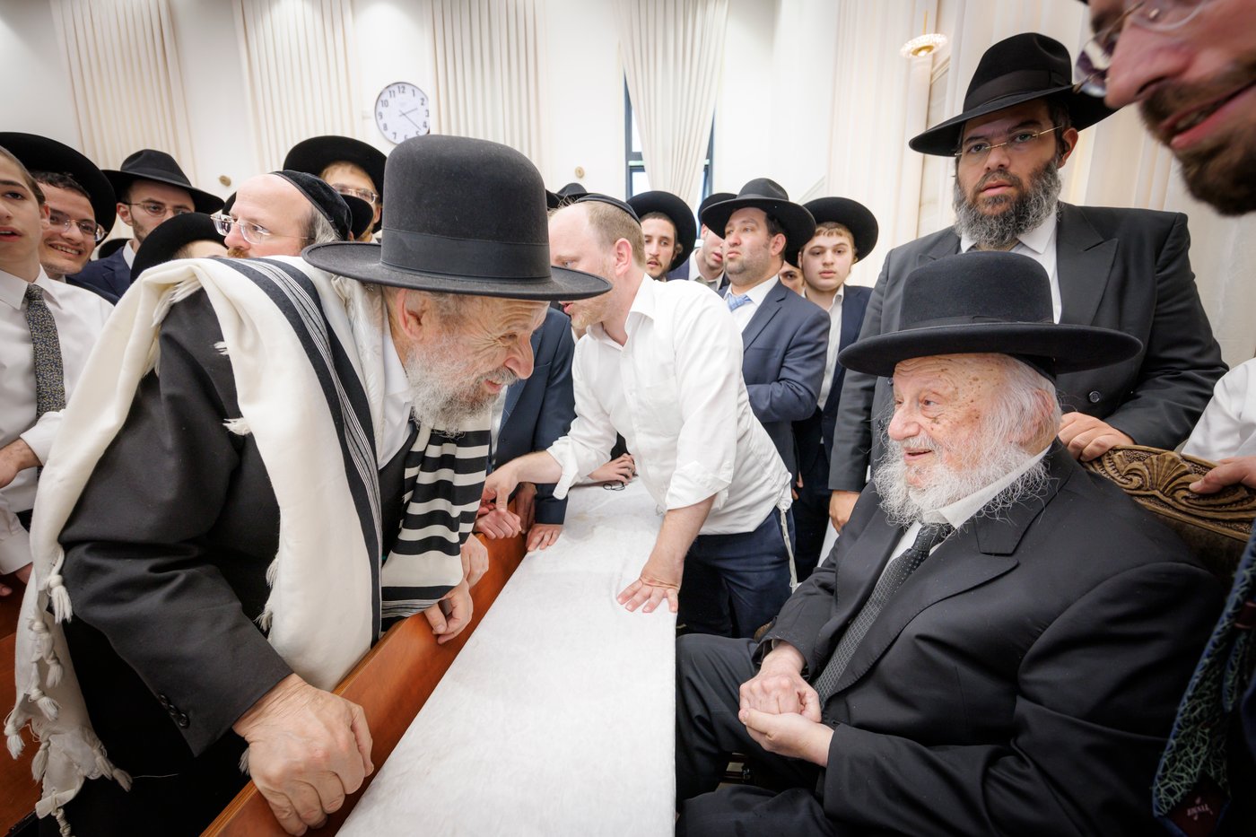 העלייה למעונו של ראש הישיבה הגרב"ד פוברסקי