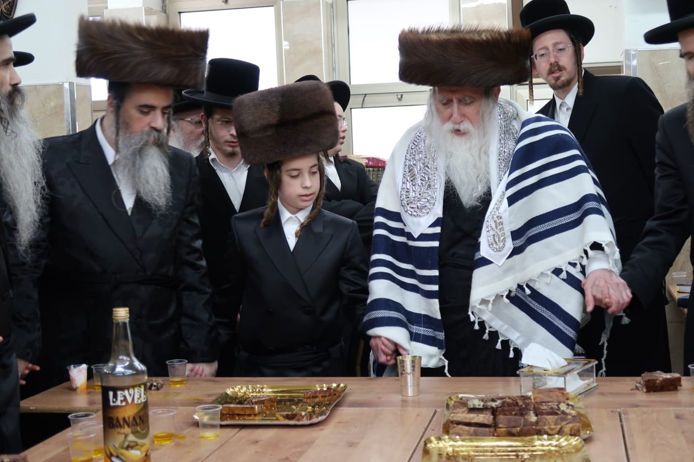שמחת בר מצווה לנכד האדמו"ר ממכנובקא בעלזא
