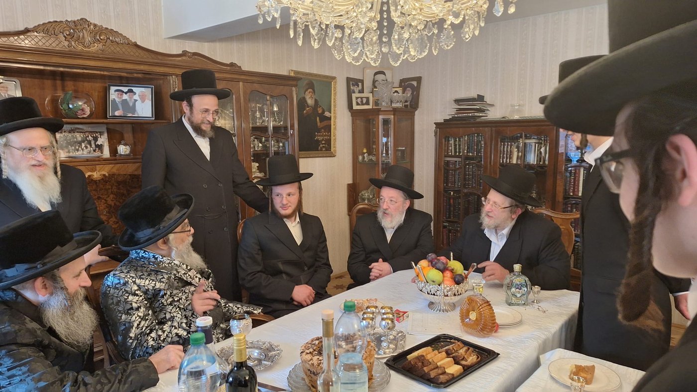 האדמו"ר מויז'ניץ מונסי בביקור בוינה