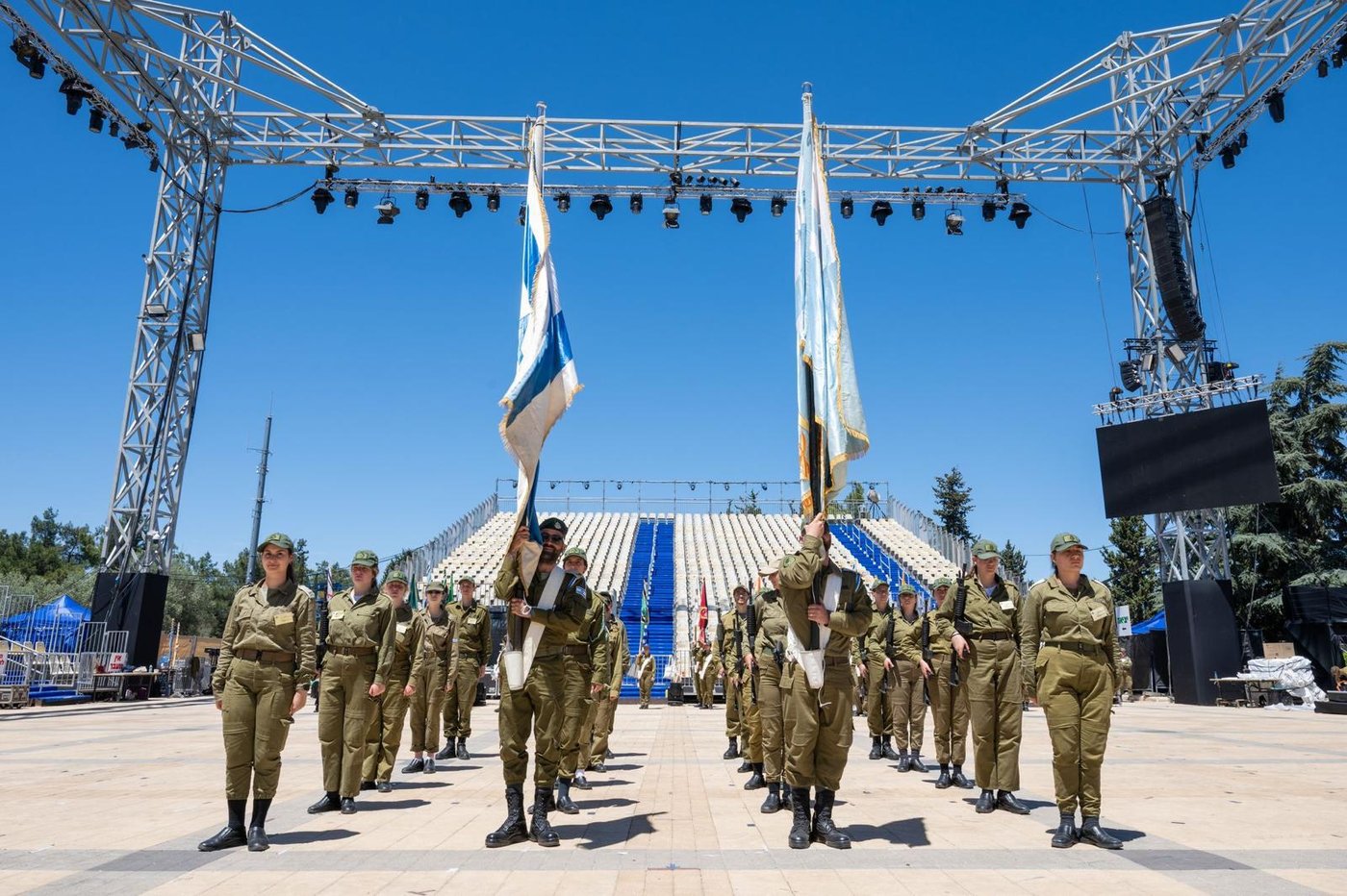 כך צה״ל נערך לטקס הדלקת המשואות