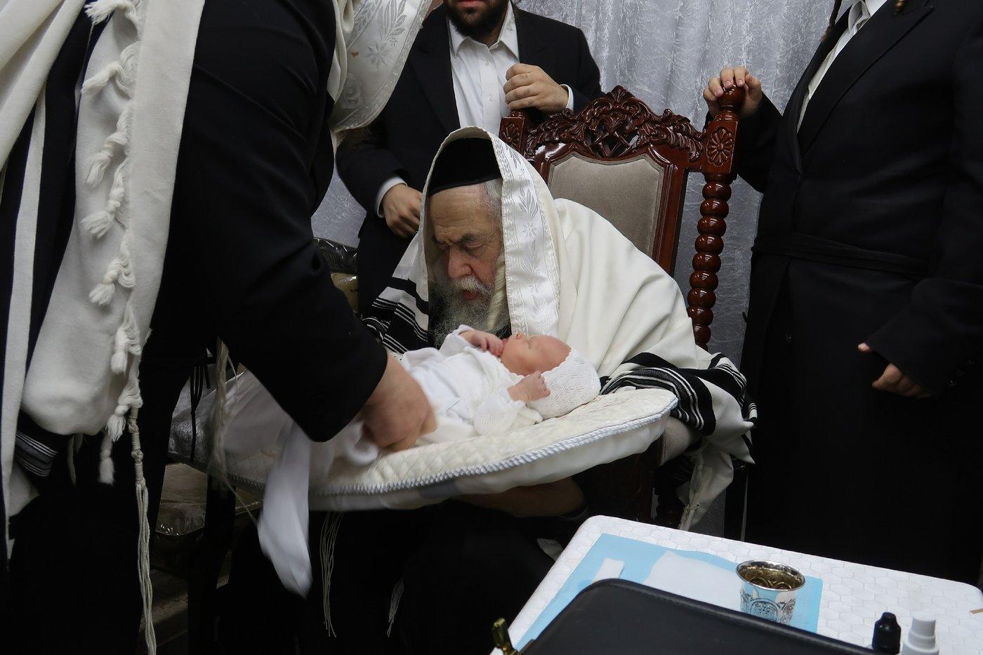 שמחת הברית לנין הגה"צ רבי מרדכי ברים