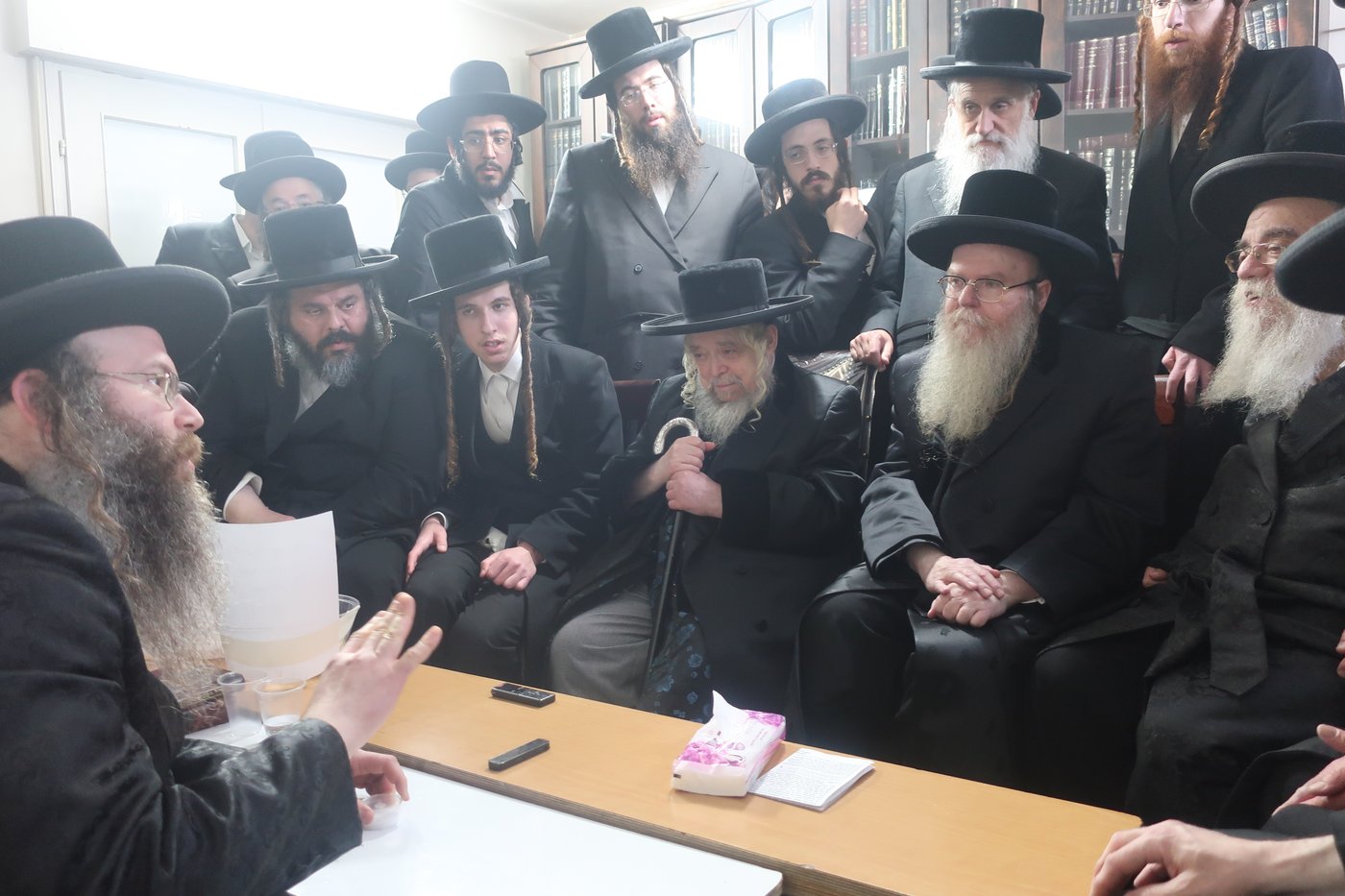 ניחום אבלים בחצה"ק טשאבא