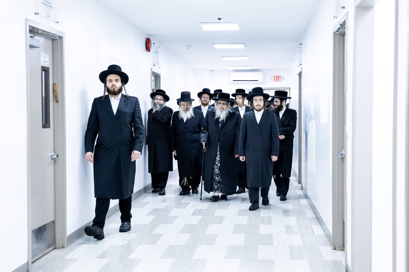 האדמו"ר מסאטמר בביקור בבלומינגבערג
