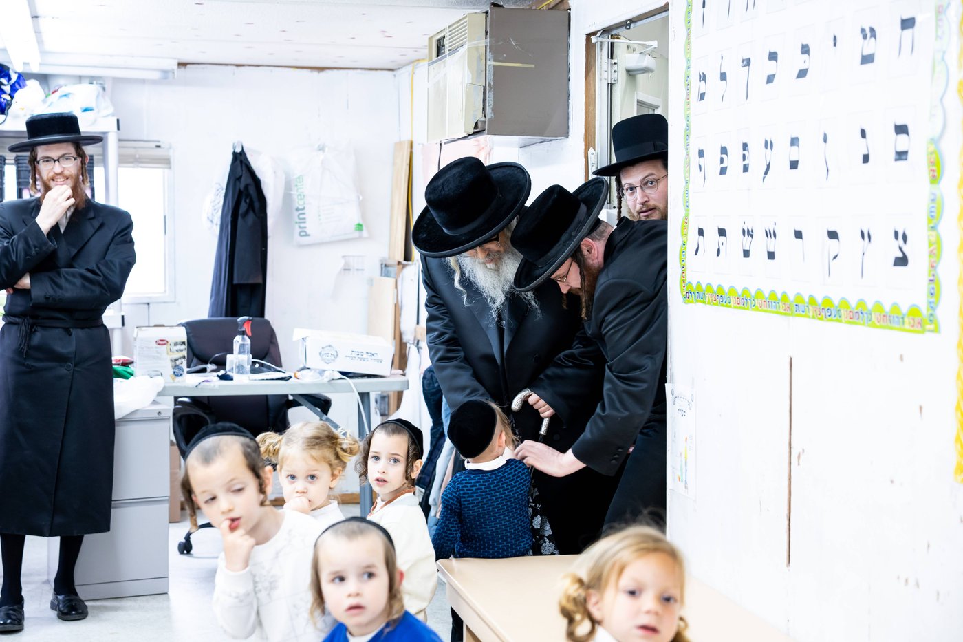 האדמו"ר מסאטמר בביקור בבלומינגבערג