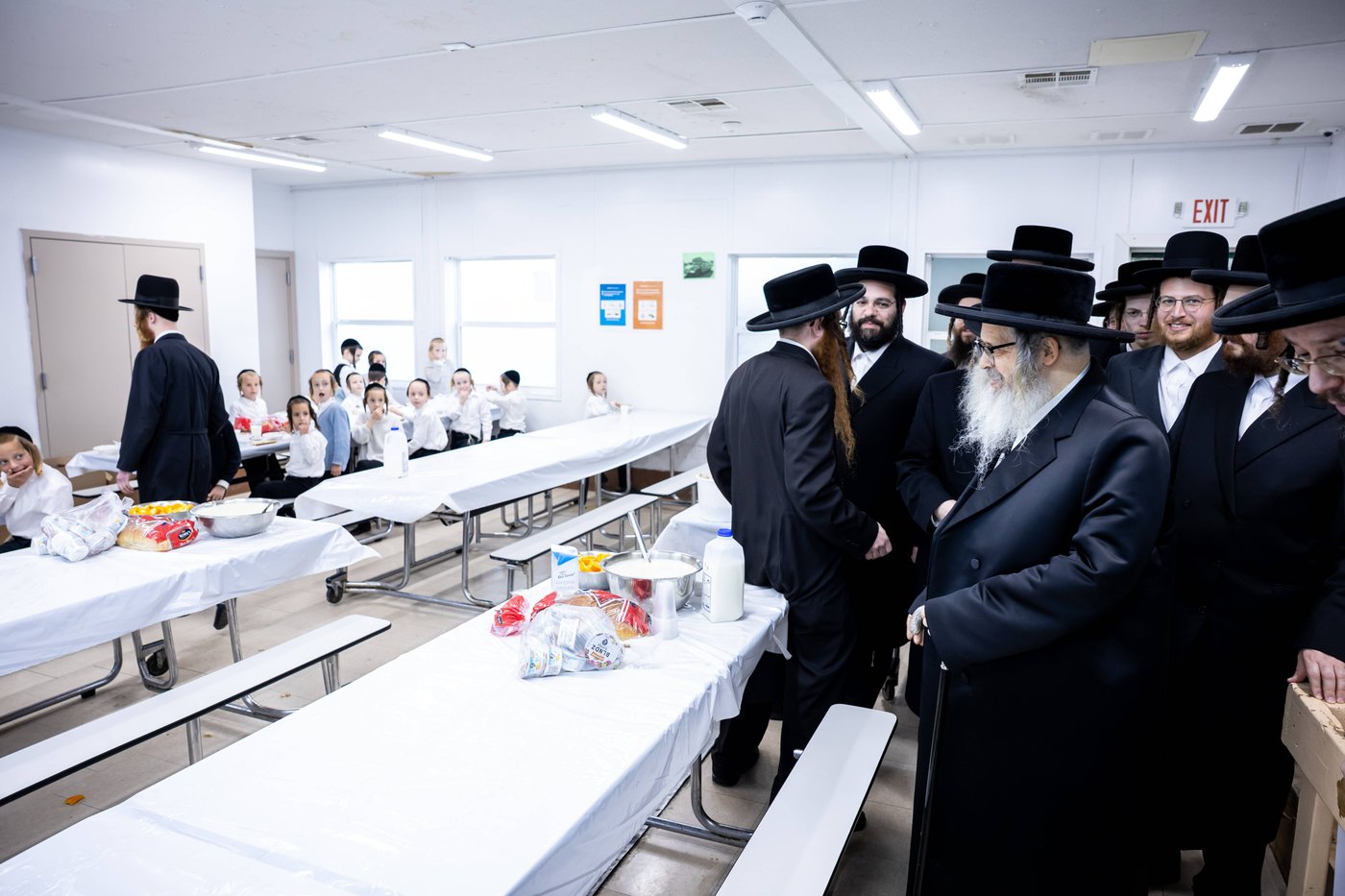 האדמו"ר מסאטמר בביקור בבלומינגבערג