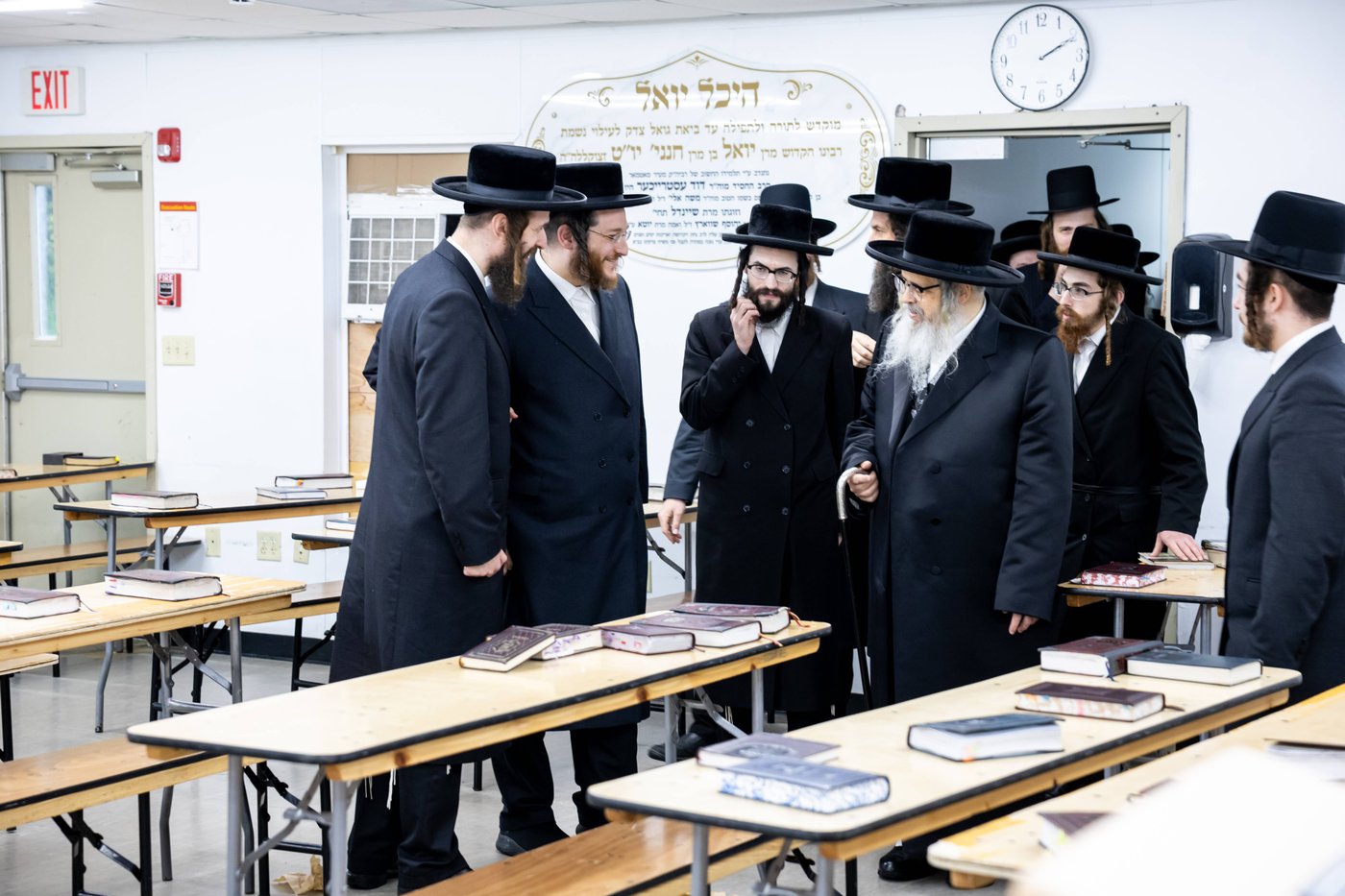 האדמו"ר מסאטמר בביקור בבלומינגבערג