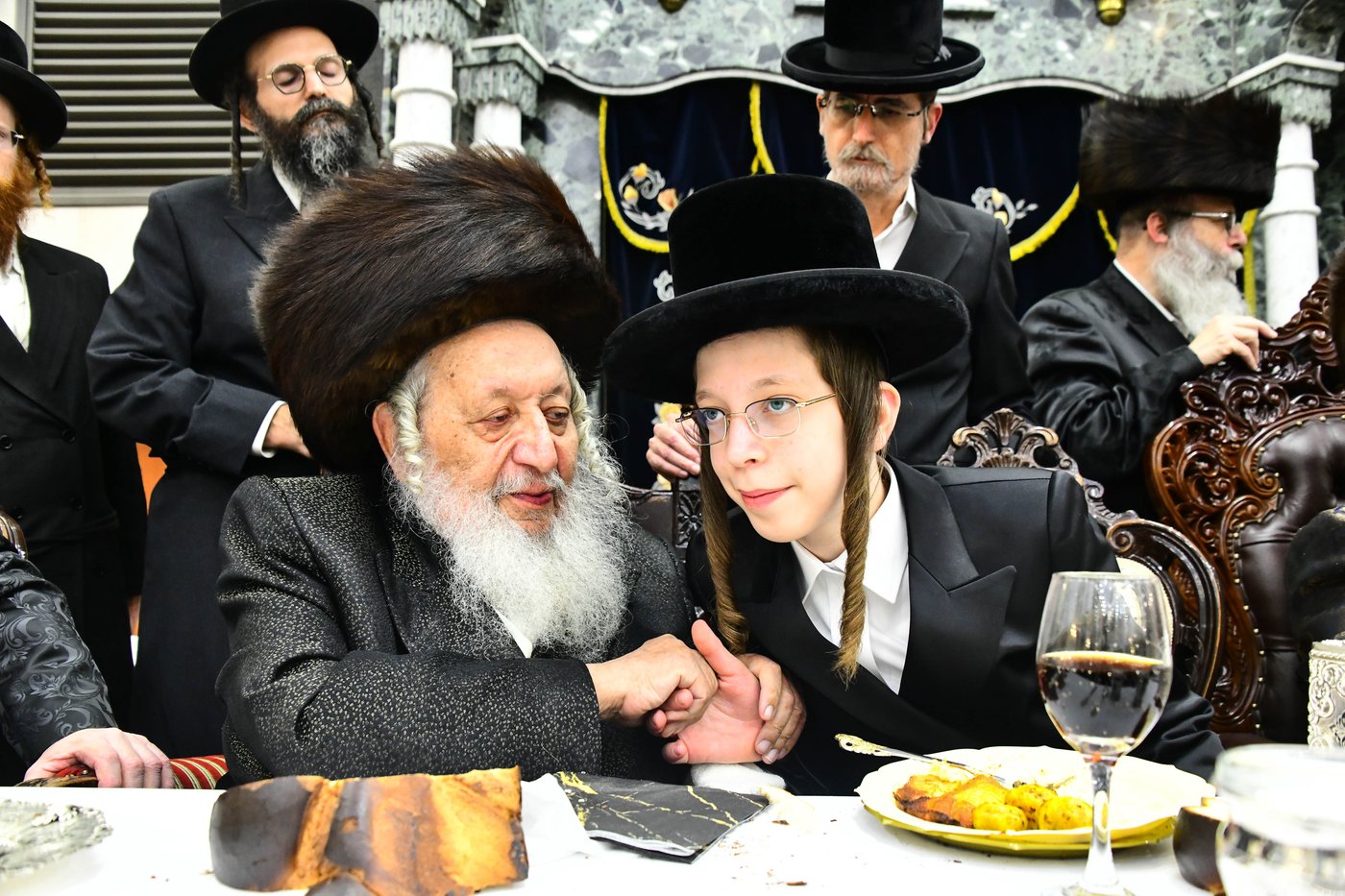 שמחת בר המצווה בחצה"ק ספינקא - נאראל 