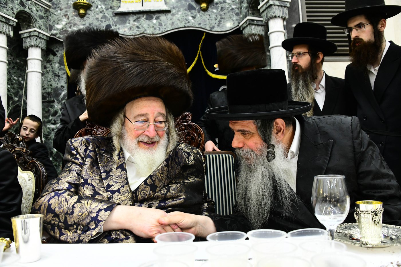 שמחת בר המצווה בחצה"ק ספינקא - נאראל 