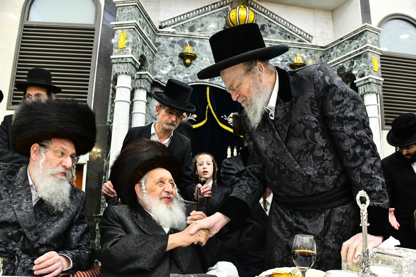 שמחת בר המצווה בחצה"ק ספינקא - נאראל 