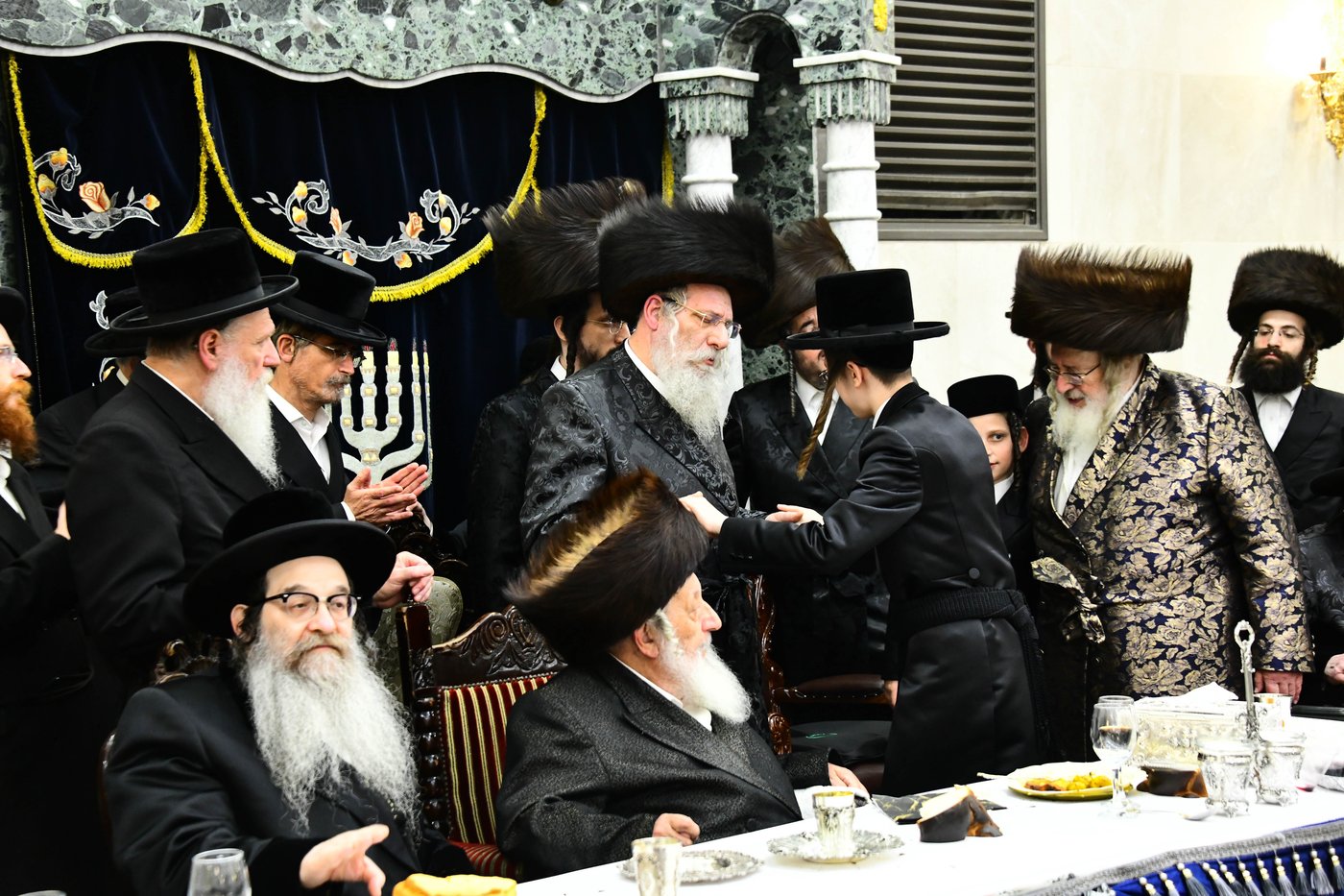 שמחת בר המצווה בחצה"ק ספינקא - נאראל 