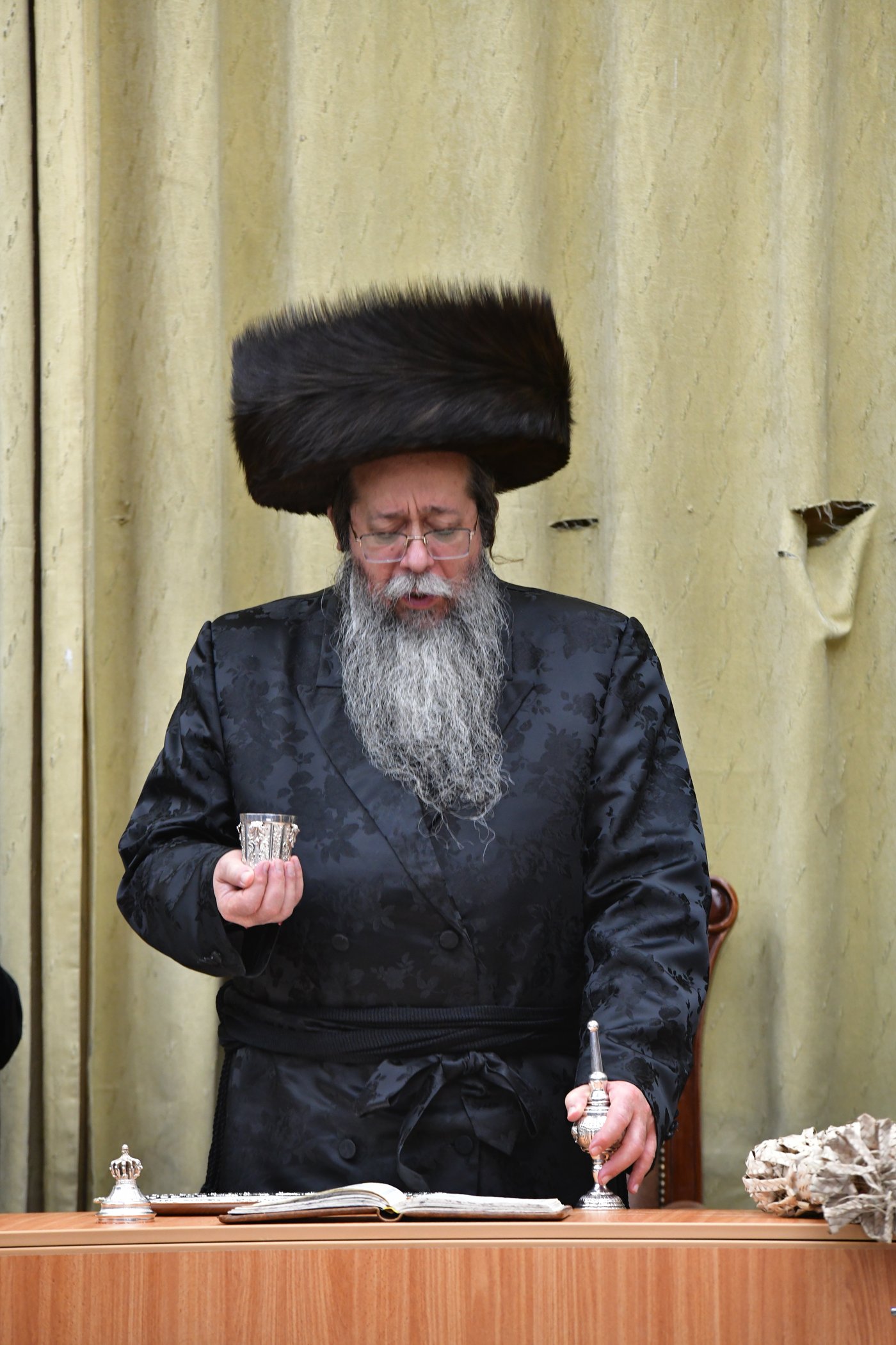 האדמו"ר משבט הלוי בשבת התאחדות בטלז סטון
