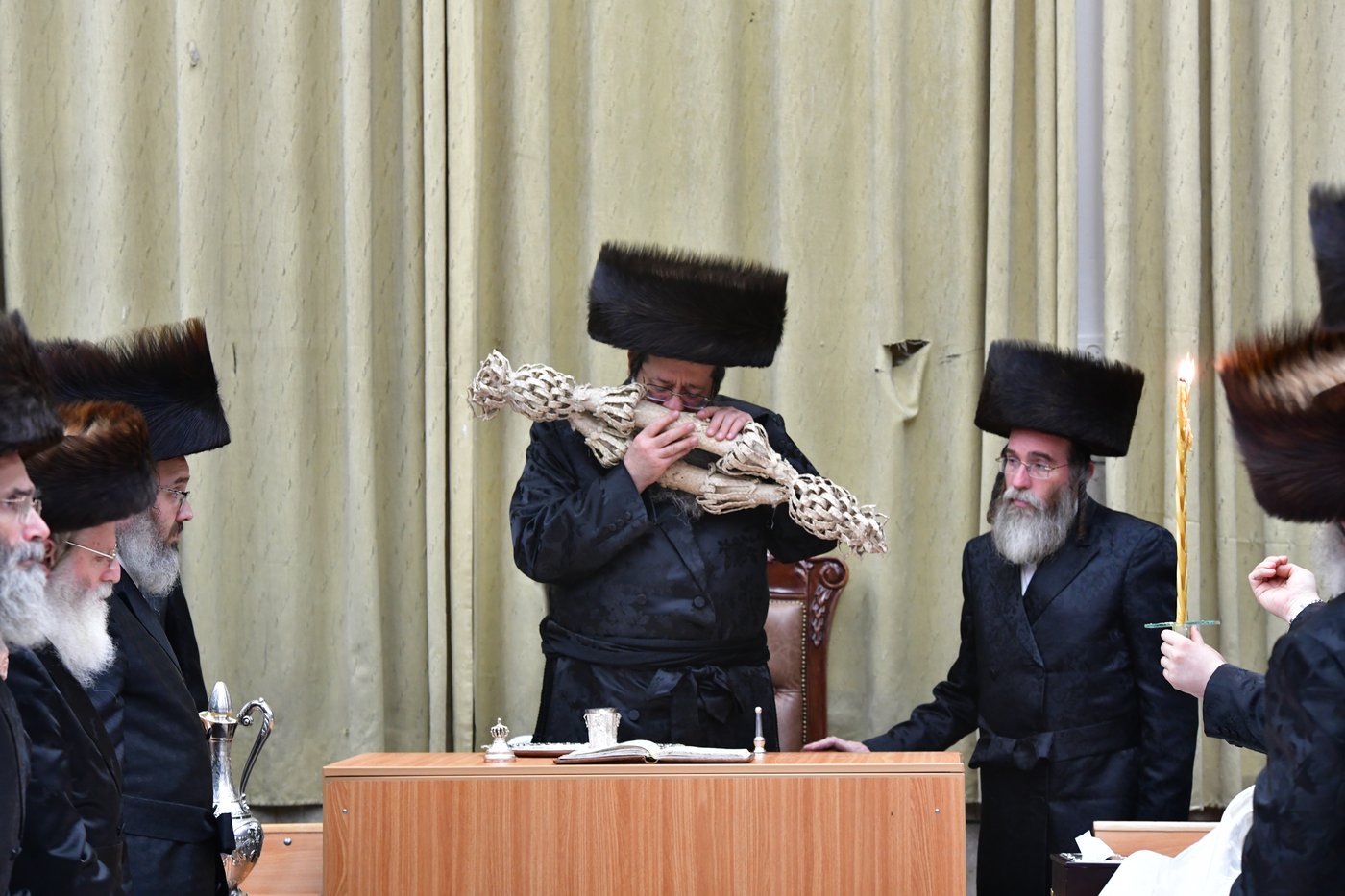 האדמו"ר משבט הלוי בשבת התאחדות בטלז סטון