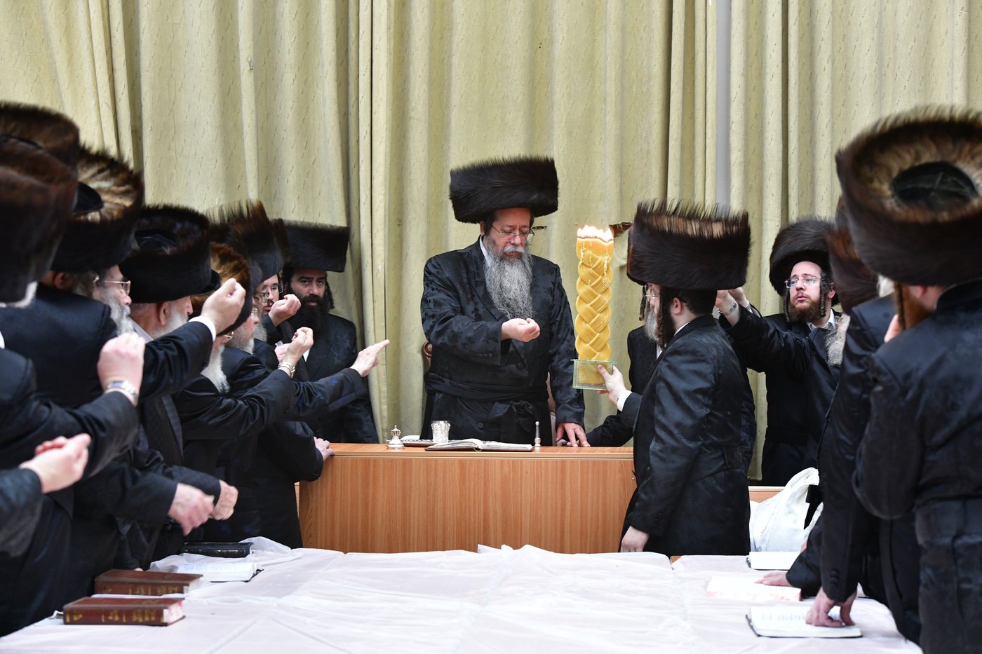 האדמו"ר משבט הלוי בשבת התאחדות בטלז סטון