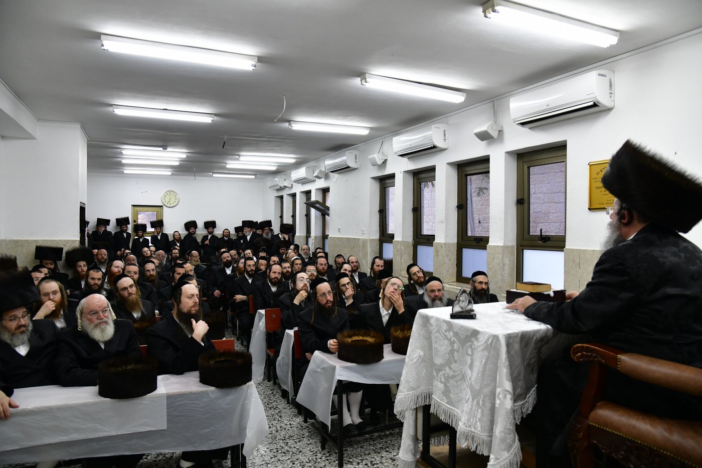 האדמו"ר משבט הלוי בשבת התאחדות בטלז סטון