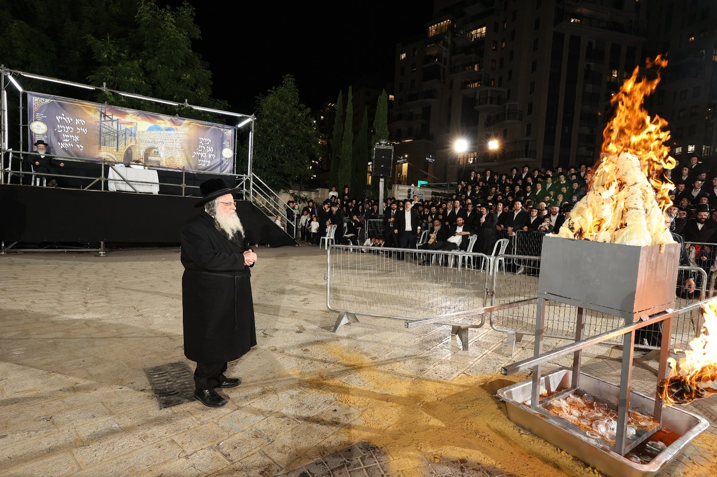 הגר"ש אלתר בהדלקה ל"ג בעומר