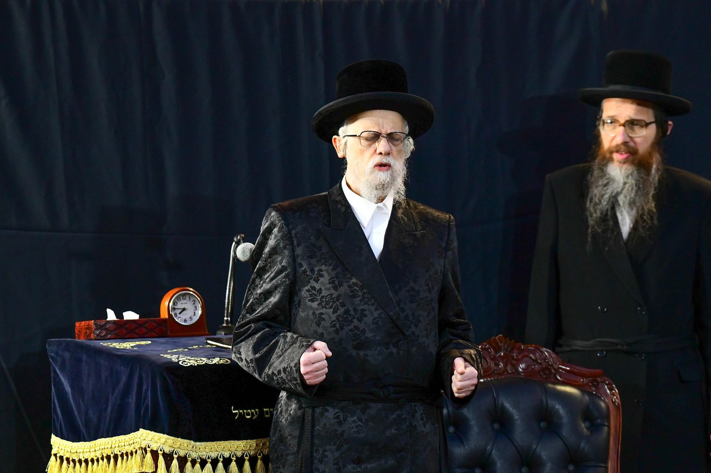 האדמו"ר מסערט ויז'ניץ באתרא קדישא מירון