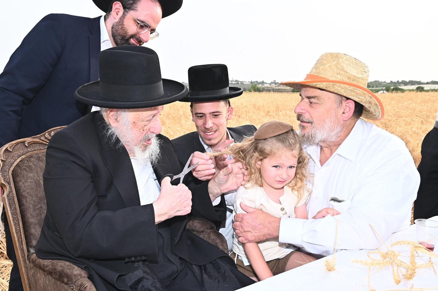 הגרב"ד פוברסקי בקצירת חיטים