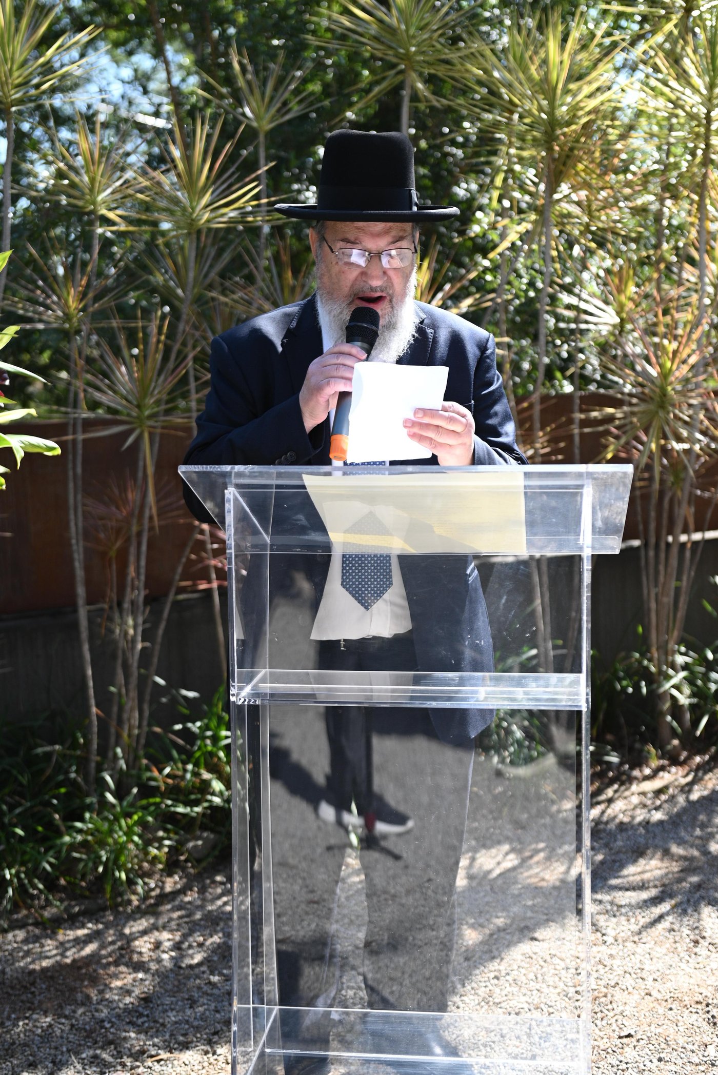 אבן הפינה בישיבת באר אברהם ברזיל