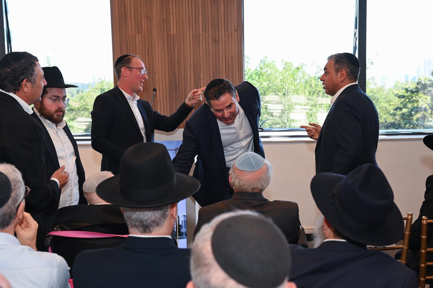 אבן הפינה בישיבת באר אברהם ברזיל
