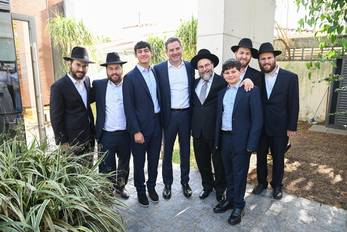 אבן הפינה בישיבת באר אברהם ברזיל
