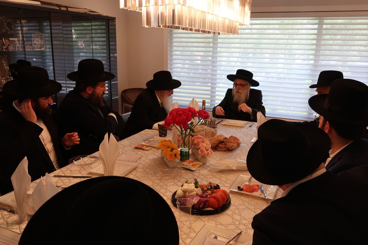 האדמו"ר מקאשוי בביקור בלוס אנג'לס 