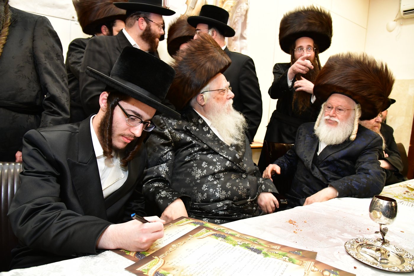 שמחת בית פרמישלאן - רחמסטריווקא - שאץ ויז'ניץ - לייטשיק