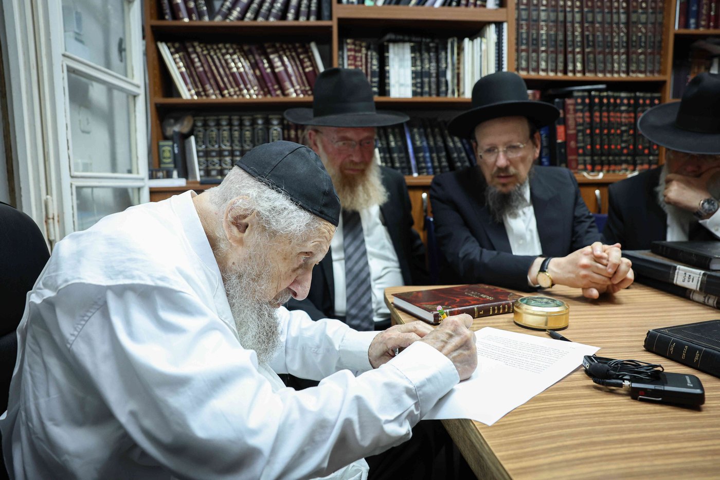 ראשי איגוד הסמינרים אצל הגר"ד לנדו