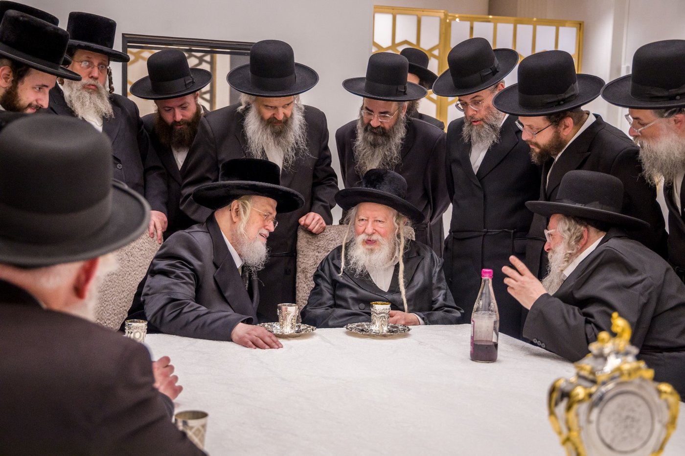 האדמו"ר ממונקאטש בביקור אצל האדמו"ר מגור