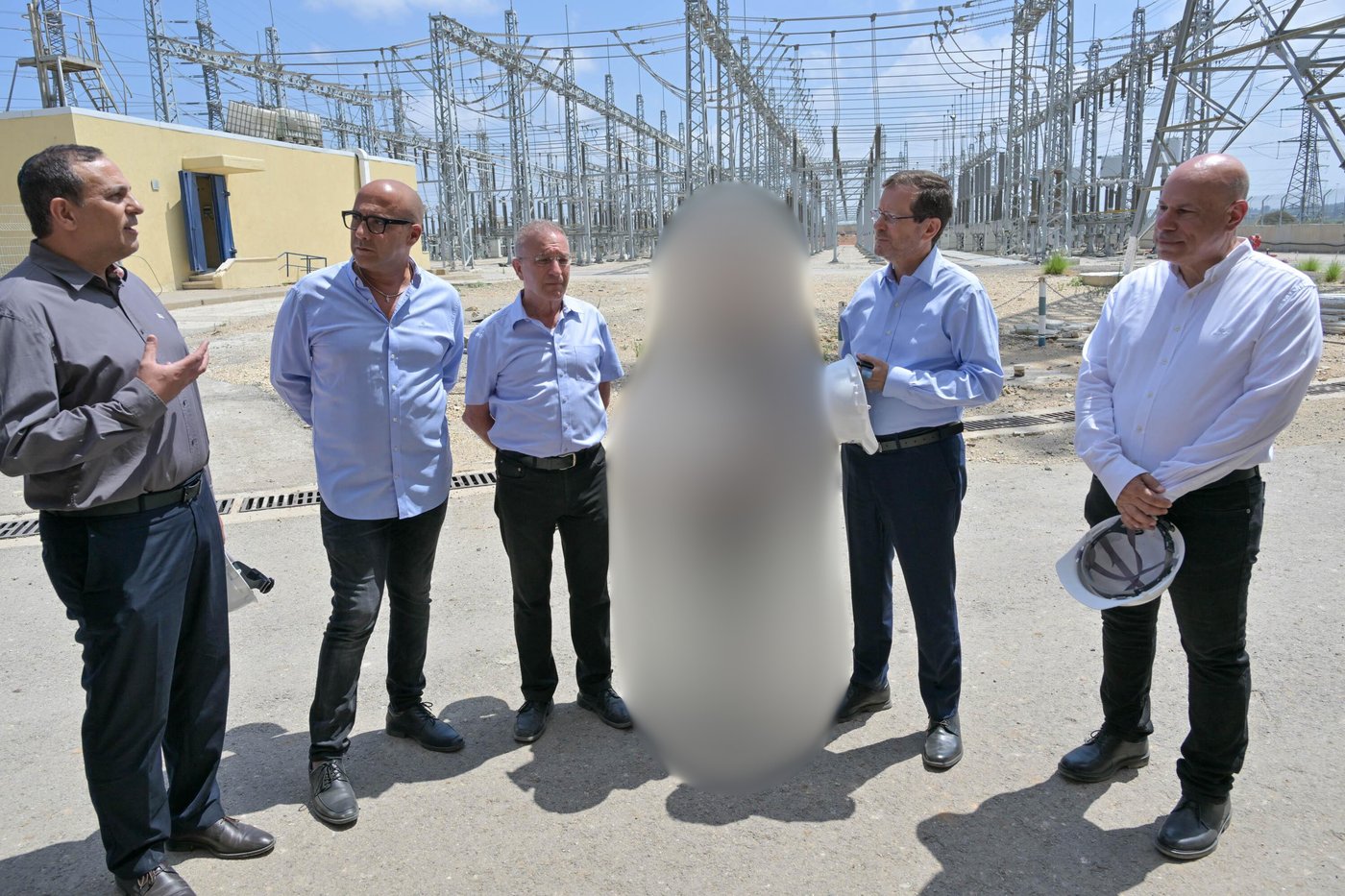 הנשיא בזירת הנפילה