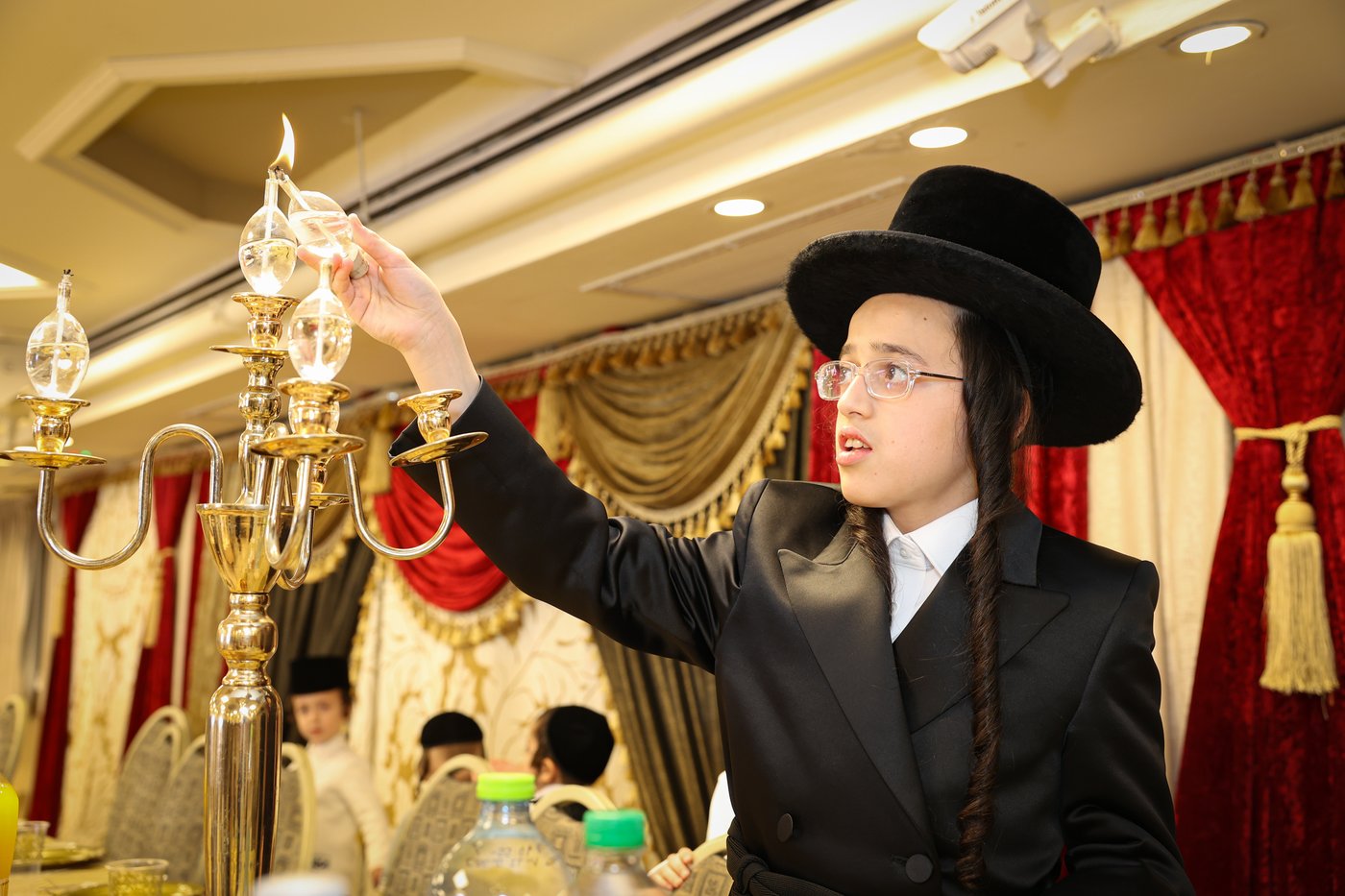שמחת בר המצווה לנכדו הראשון של הרה"צ רבי אלימלך בידרמן