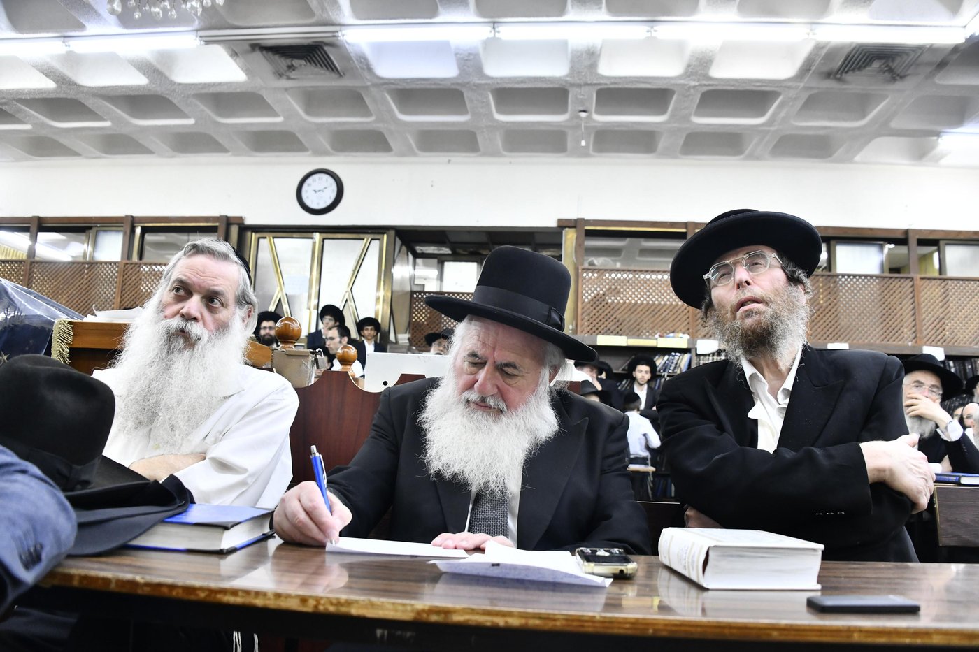 עצרת חיזוק בבית הכנסת ברמת אלחנן