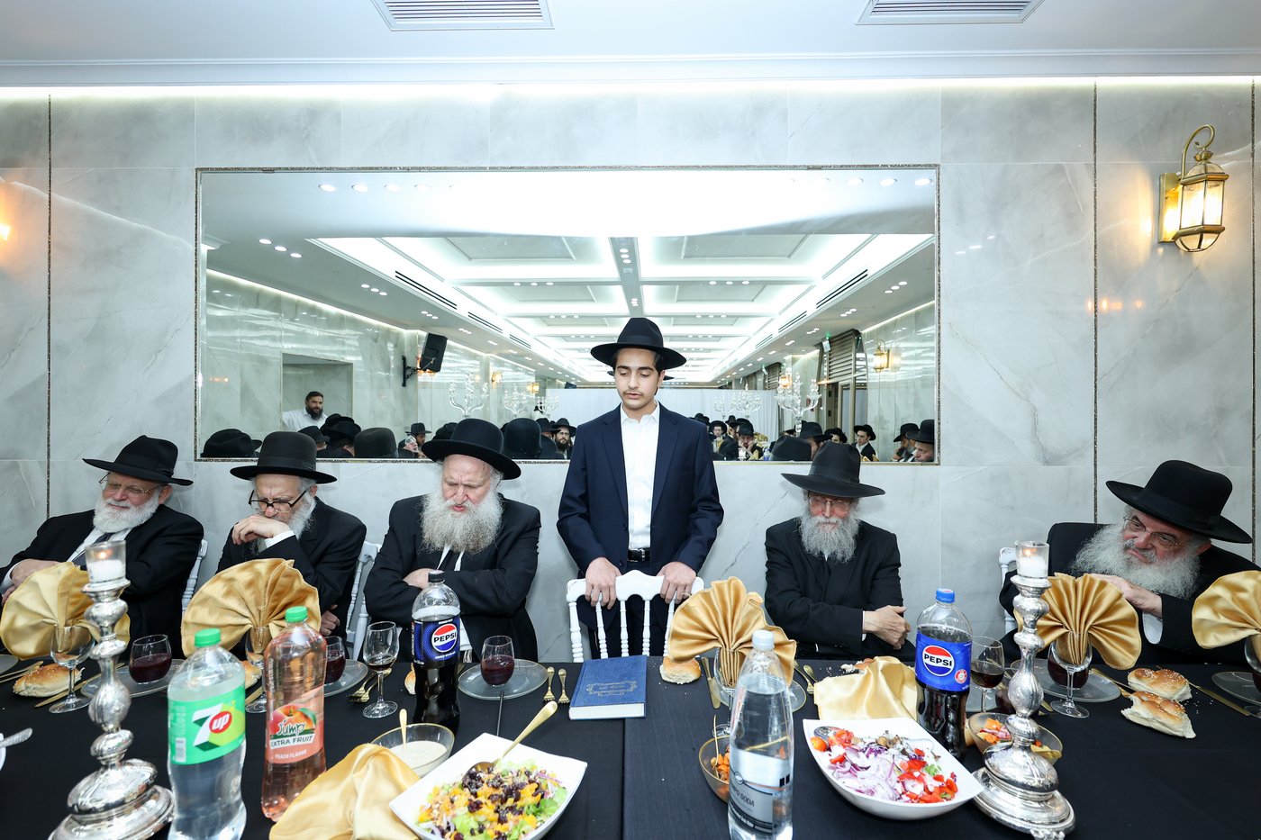 שמחת הבר מצוה לנכד הגאון ר' דוד פיינשטיין