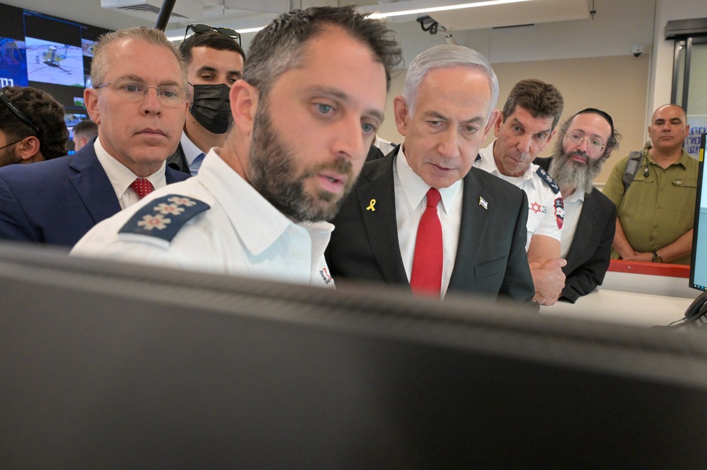 ראש הממשלה נתניהו בבנק הדם של מגן דוד אדום