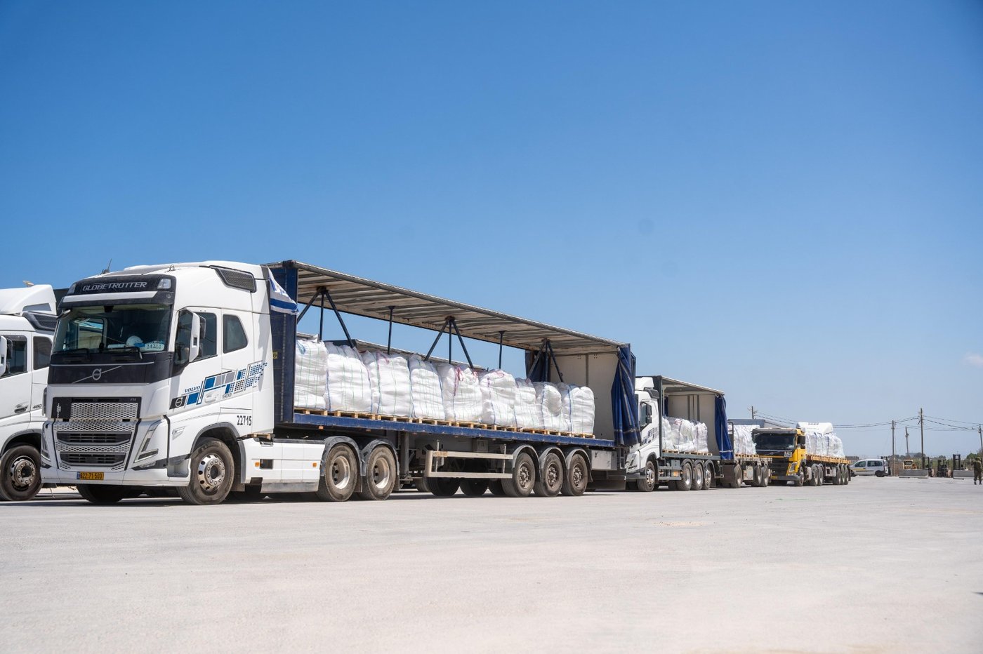 העברת הסיוע ההומניטרי לצפון הרצועה דרך מעבר 'זיקים'