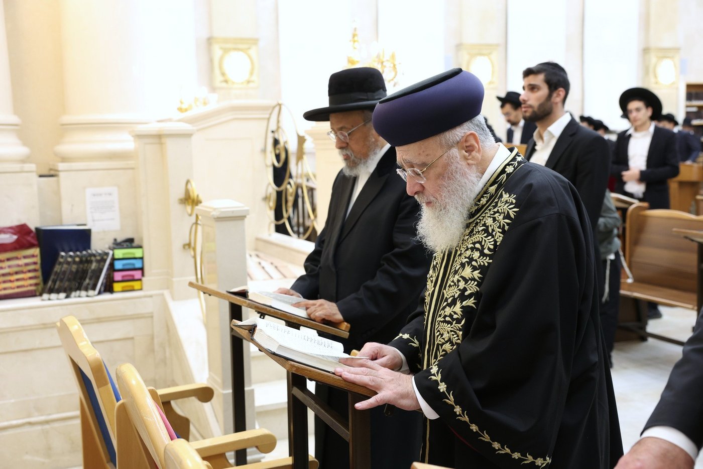 הראשל"צ הגר"י יוסף בביקור בראש העין