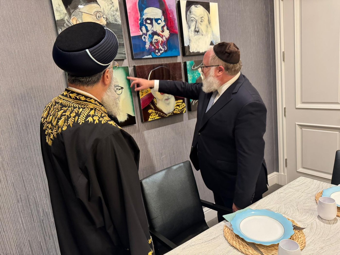 הראשל"צ הגר"ד יוסף בשבת בארה"ב 