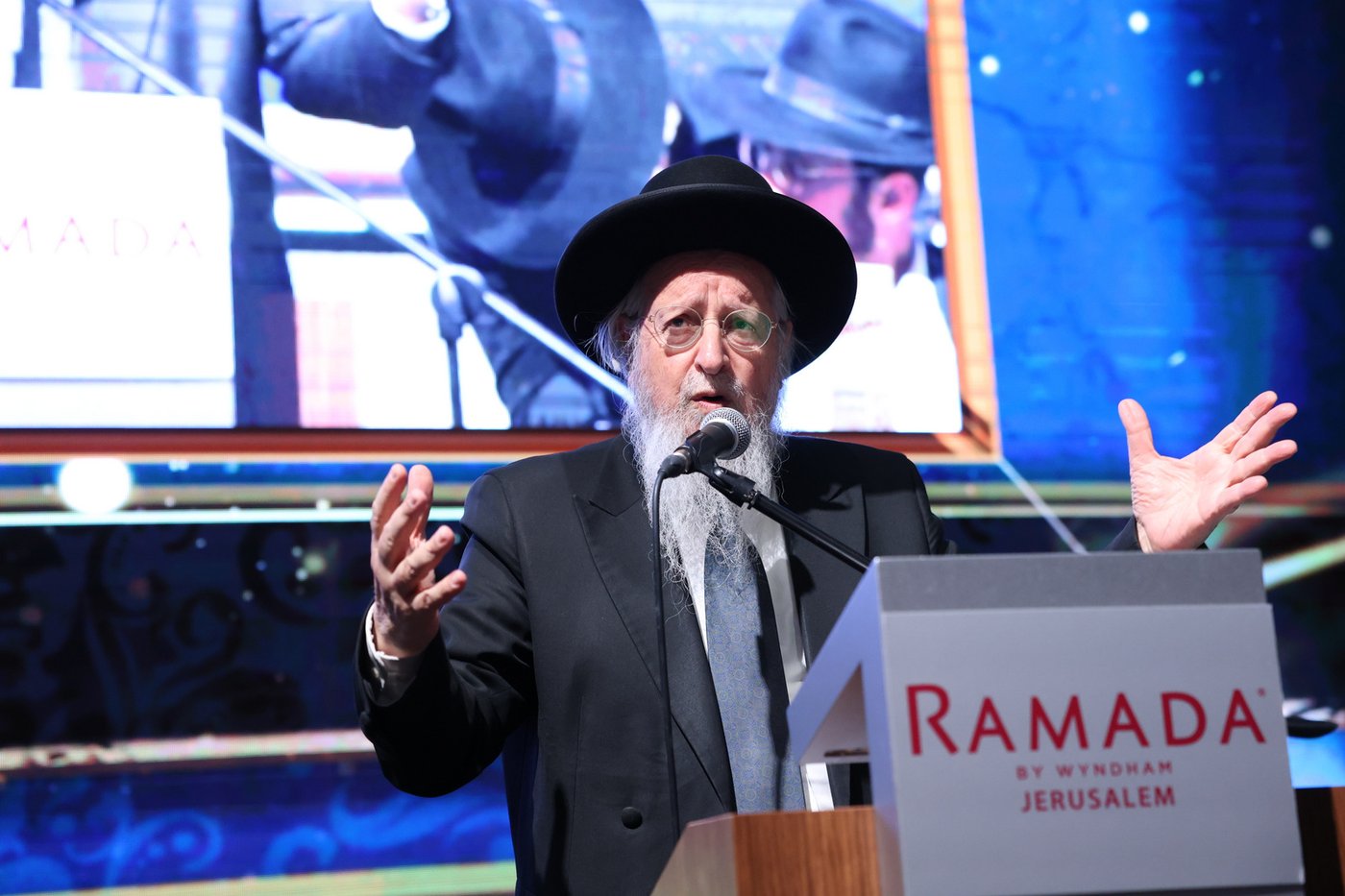 הגר"ש זעפרני בנאומו