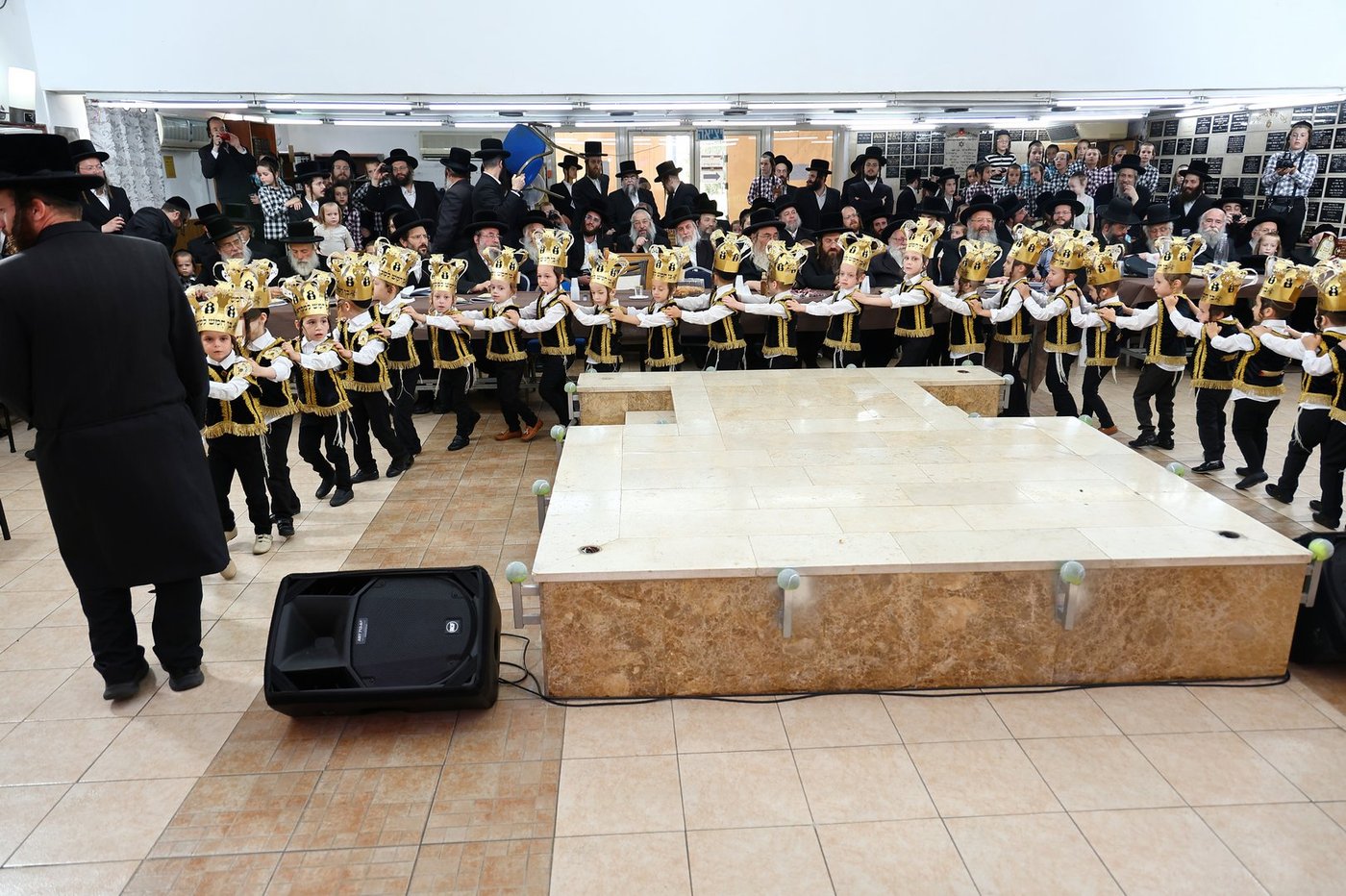 חומש סעודה בת"ת 'דרכי אבות' צאנז בחיפה
