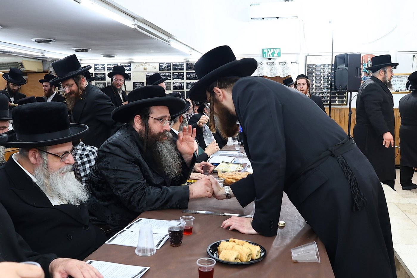 חומש סעודה בת"ת 'דרכי אבות' צאנז בחיפה