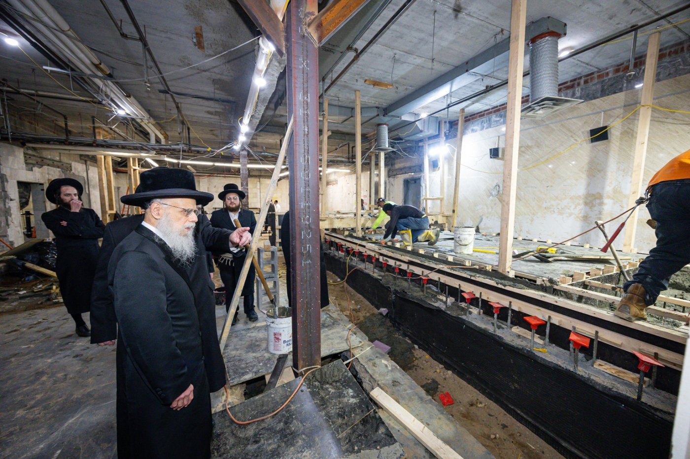 הרחבת המקווה טהרה בחצה"ק באבוב